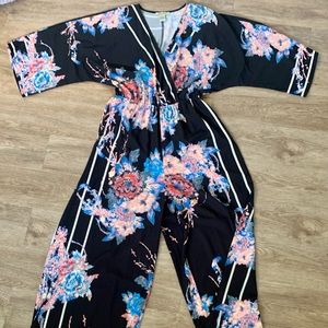Flying Tomato Bohemian Floral Printed Jumpsuit
